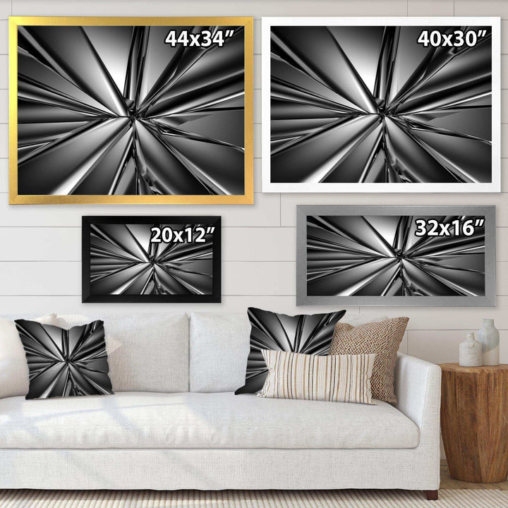 Futuristic Crystal Background - Modern Wall Art Prints