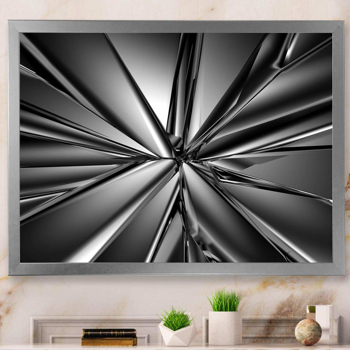 Futuristic Crystal Background - Modern Wall Art Prints