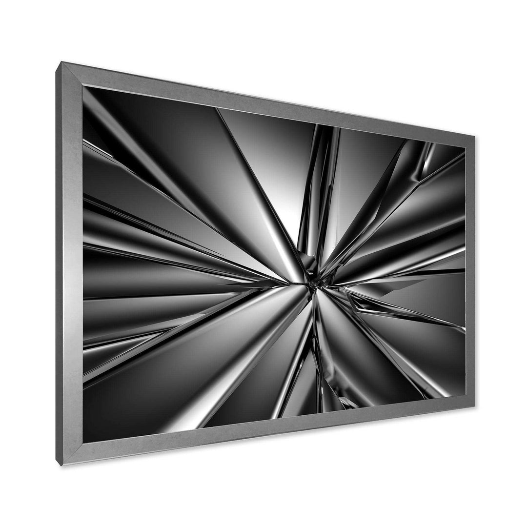 Futuristic Crystal Background - Modern Wall Art Prints