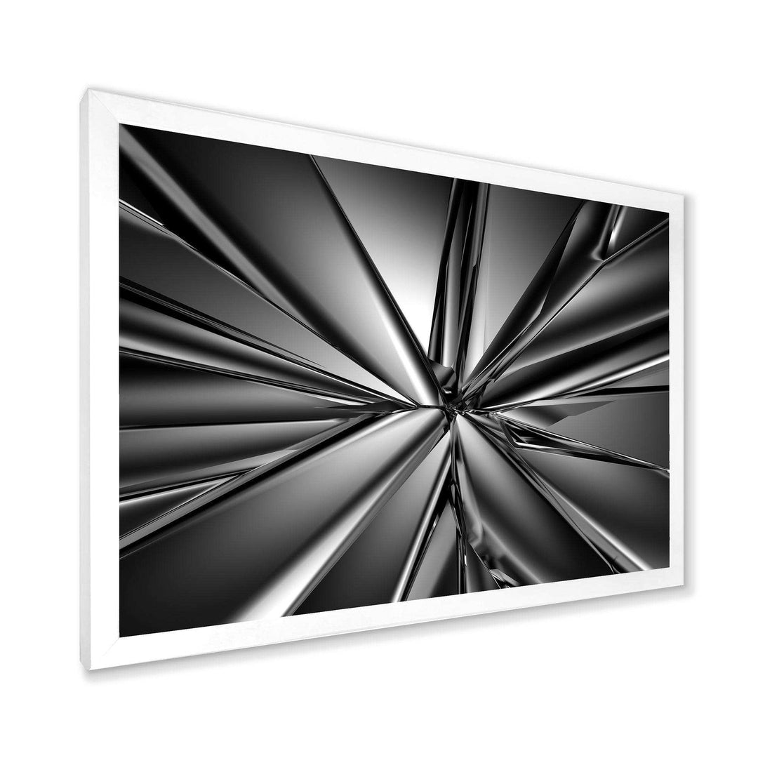 Futuristic Crystal Background - Modern Wall Art Prints
