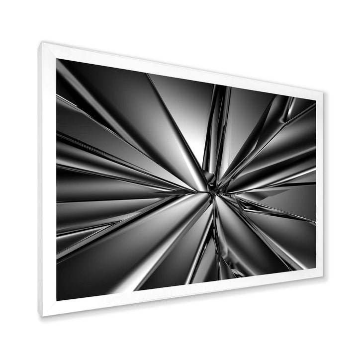 Futuristic Crystal Background - Modern Wall Art Prints