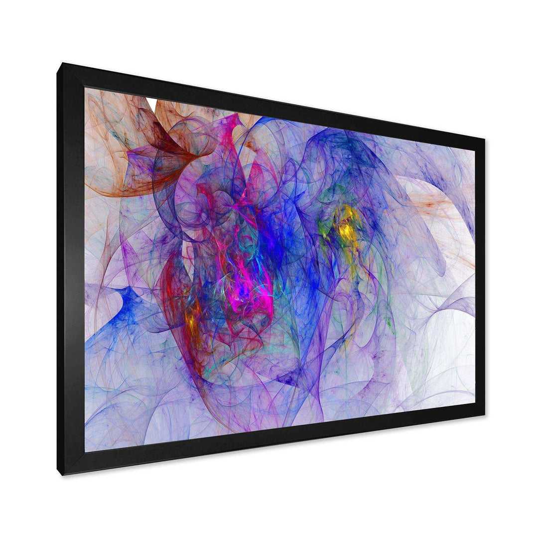 Blue Mystic Psychedelic Texture - Modern Canvas Wall Art