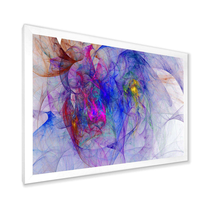 Blue Mystic Psychedelic Texture - Modern Canvas Wall Art