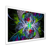 Multi Color Fractal Stained Glass