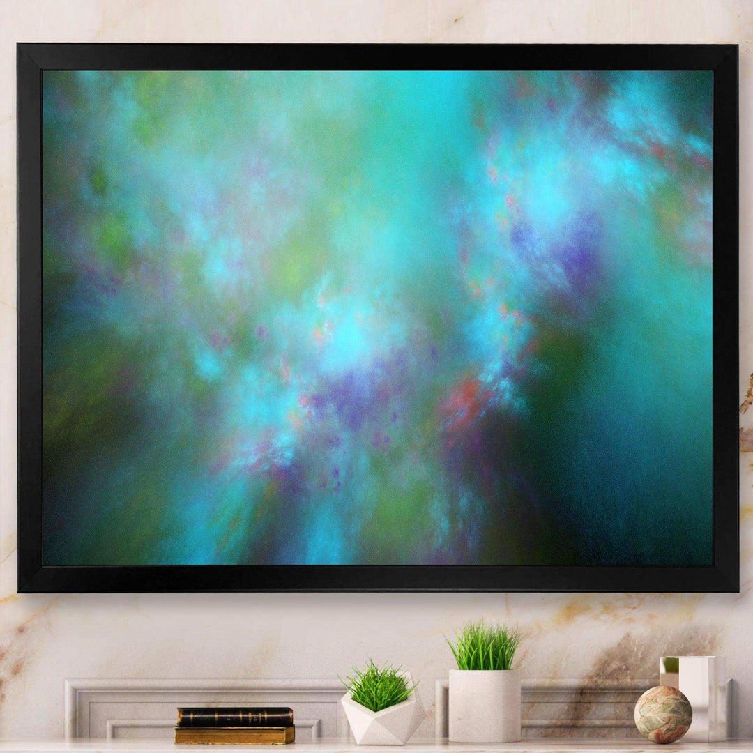Perfect Blue Starry Sky - Modern Living Room Wall Decor
