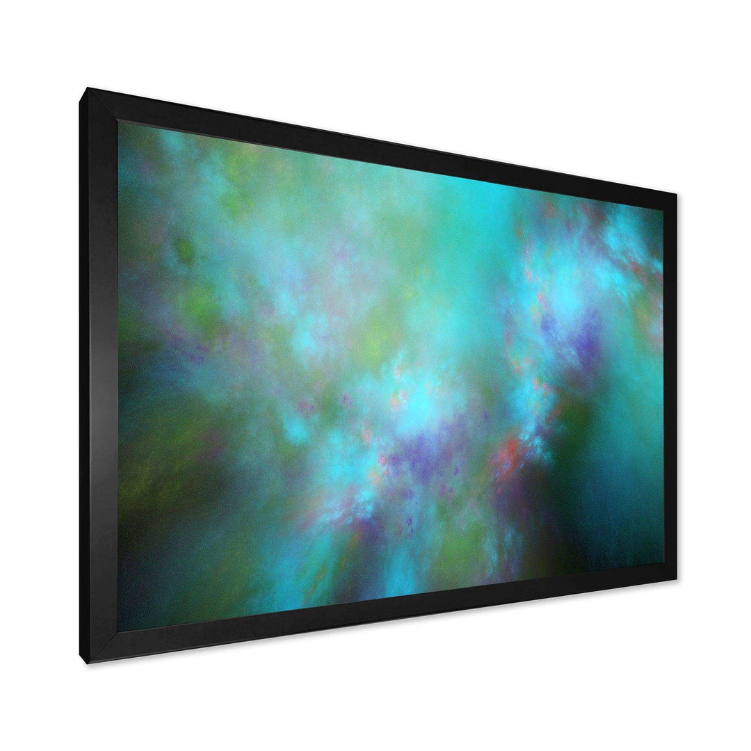 Perfect Blue Starry Sky - Modern Living Room Wall Decor