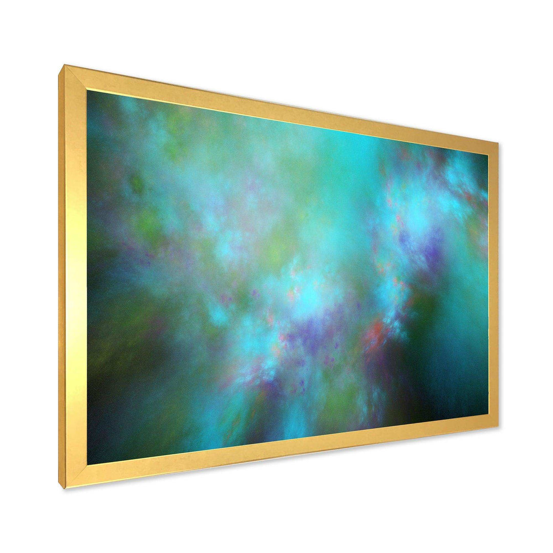 Perfect Blue Starry Sky - Modern Living Room Wall Decor