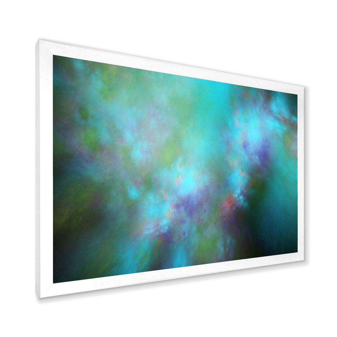 Perfect Blue Starry Sky - Modern Living Room Wall Decor