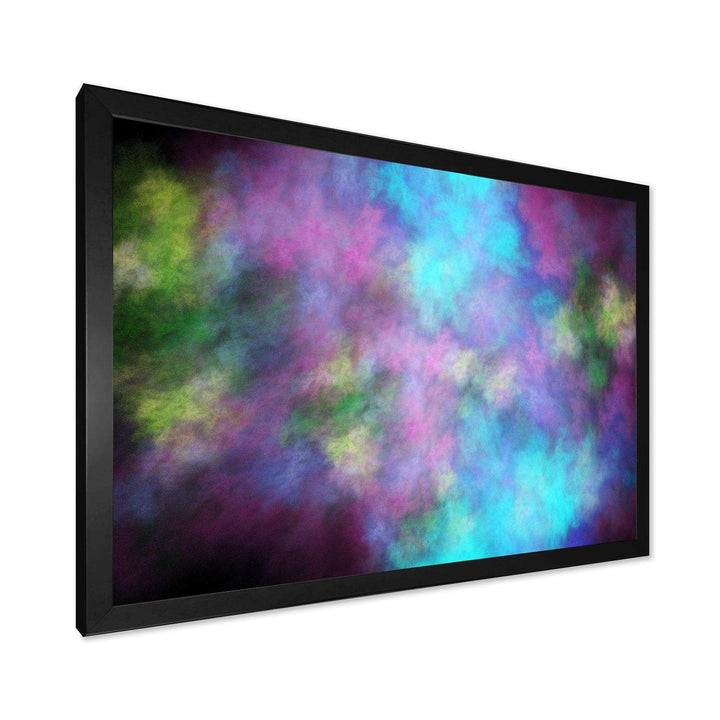 Perfect Blue Purple Starry Sky - Modern Living Room Wall Decor