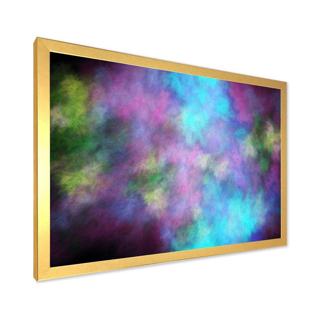Perfect Blue Purple Starry Sky - Modern Living Room Wall Decor