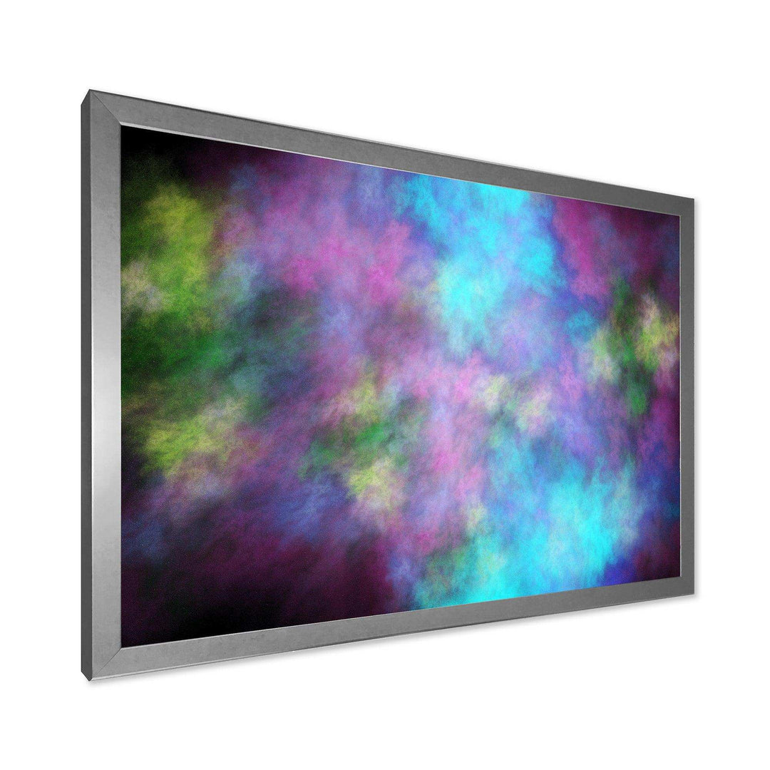 Perfect Blue Purple Starry Sky - Modern Living Room Wall Decor