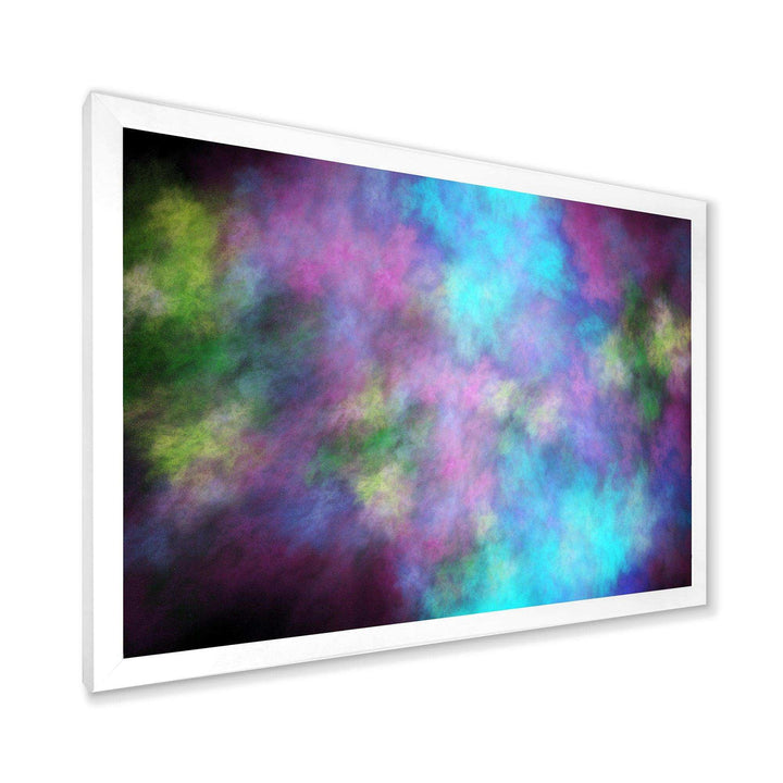 Perfect Blue Purple Starry Sky - Modern Living Room Wall Decor