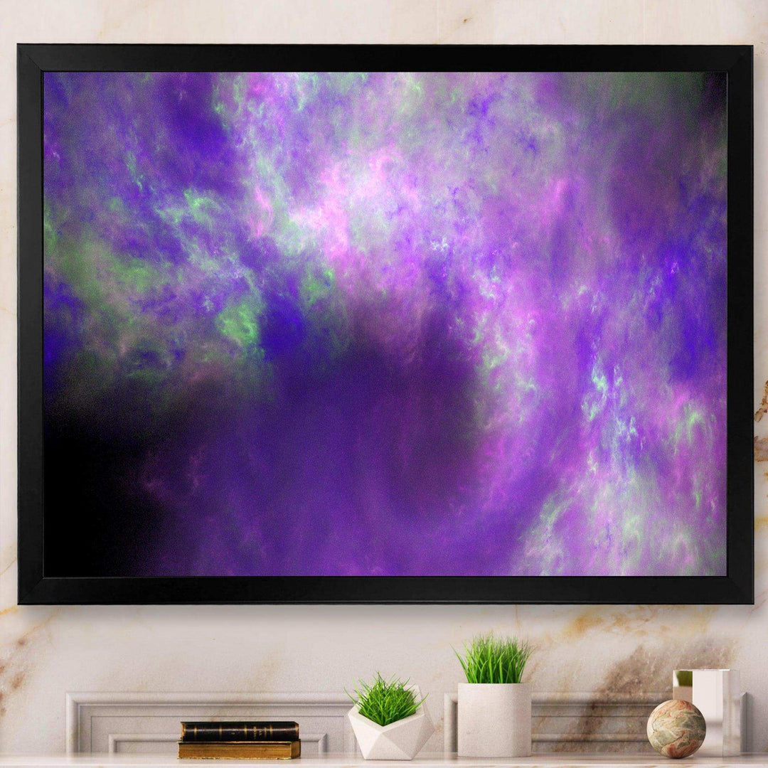 Perfect Light Purple Starry Sky - Modern Wall Art Prints