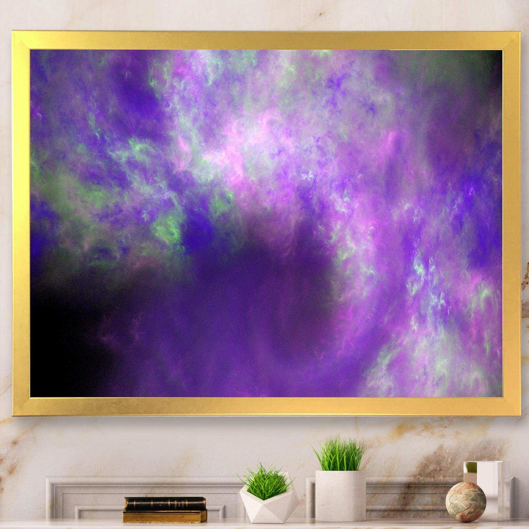 Perfect Light Purple Starry Sky - Modern Wall Art Prints