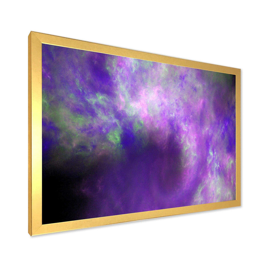 Perfect Light Purple Starry Sky - Modern Wall Art Prints