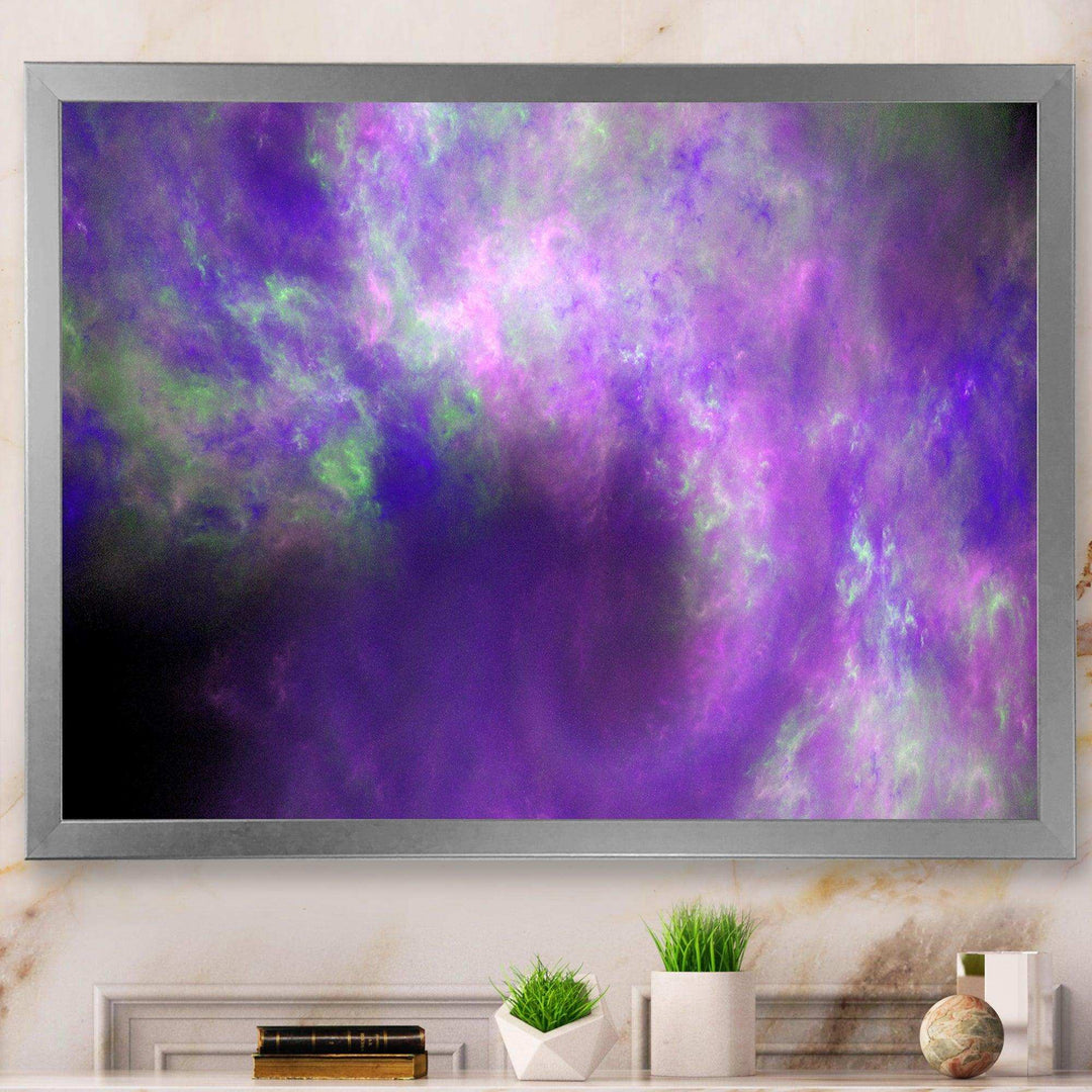 Perfect Light Purple Starry Sky - Modern Wall Art Prints