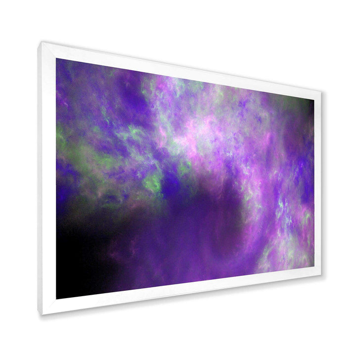Perfect Light Purple Starry Sky - Modern Wall Art Prints