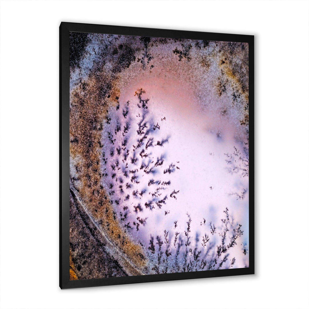 Crystal Dendrite macro - Modern Bedroom Wall Art