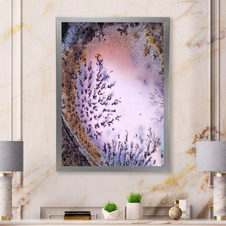 Crystal Dendrite macro - Modern Bedroom Wall Art