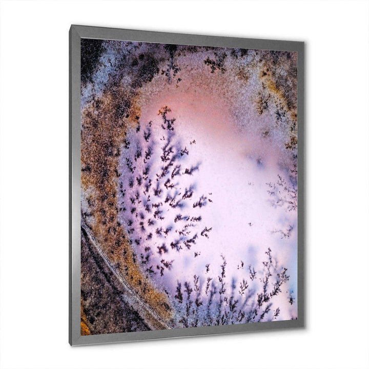 Crystal Dendrite macro - Modern Bedroom Wall Art