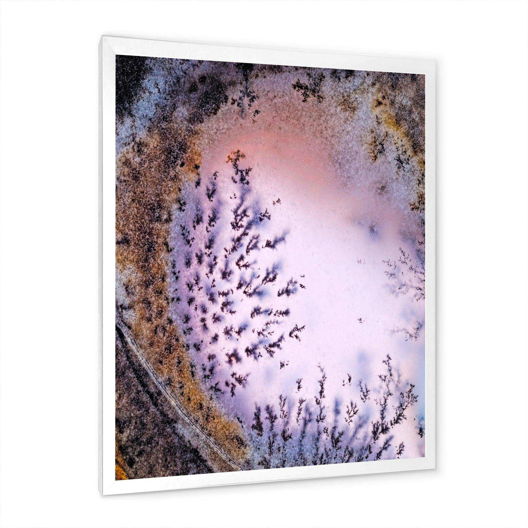 Crystal Dendrite macro - Modern Bedroom Wall Art