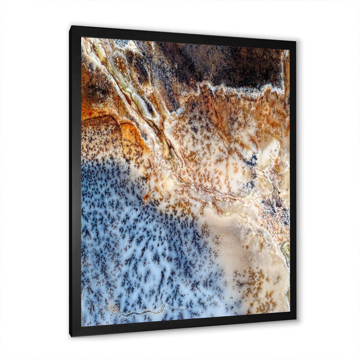 Moss Agate spotted - Modern Canvas Wall Art