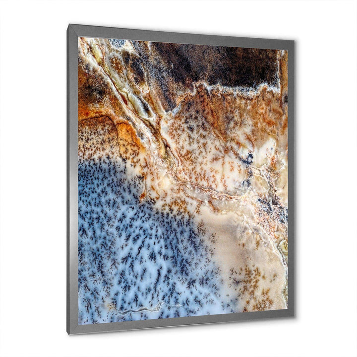Moss Agate spotted - Modern Canvas Wall Art