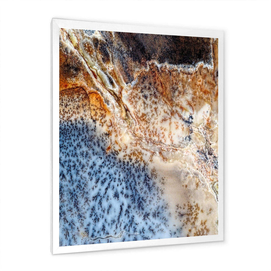 Moss Agate spotted - Modern Canvas Wall Art