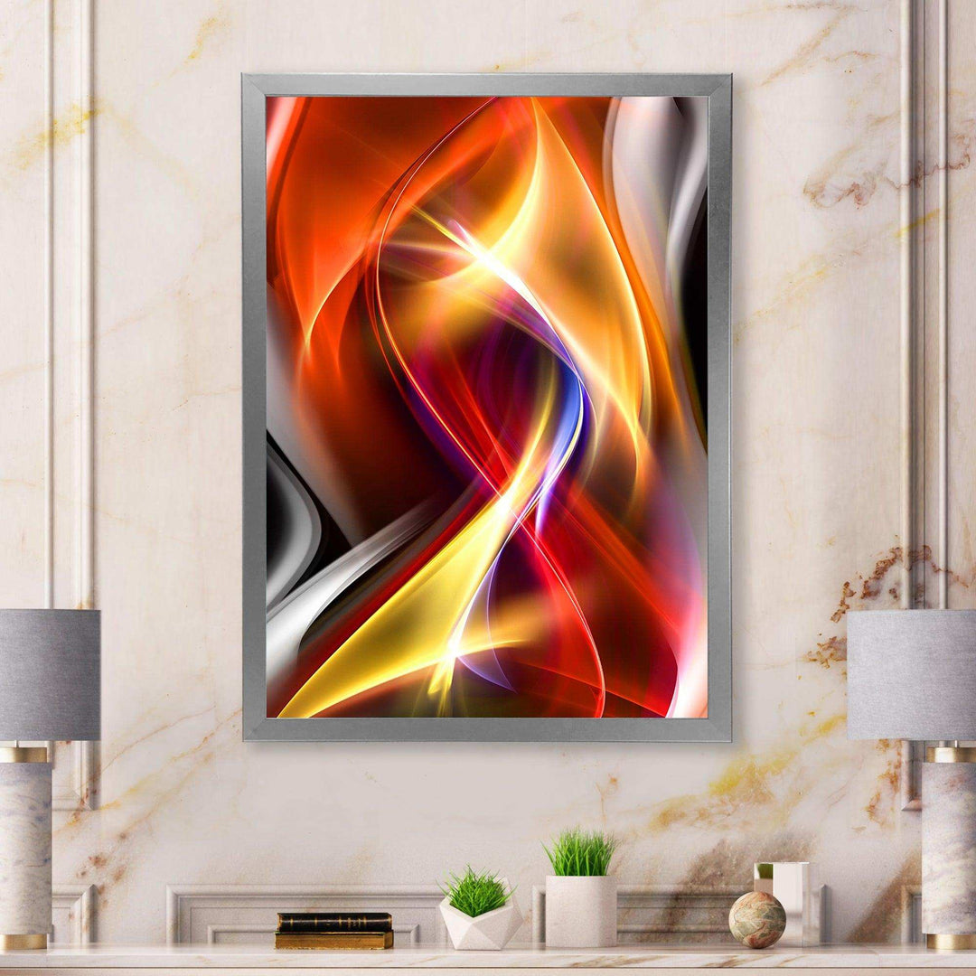 Ornament Gray - Modern Canvas Wall Art