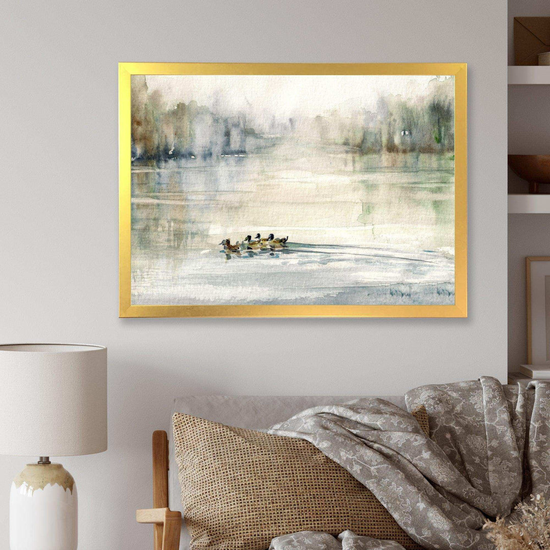Ducks in Pond