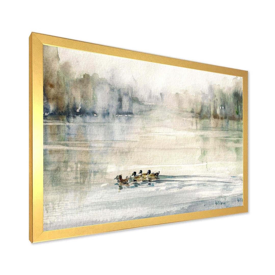 Ducks in Pond