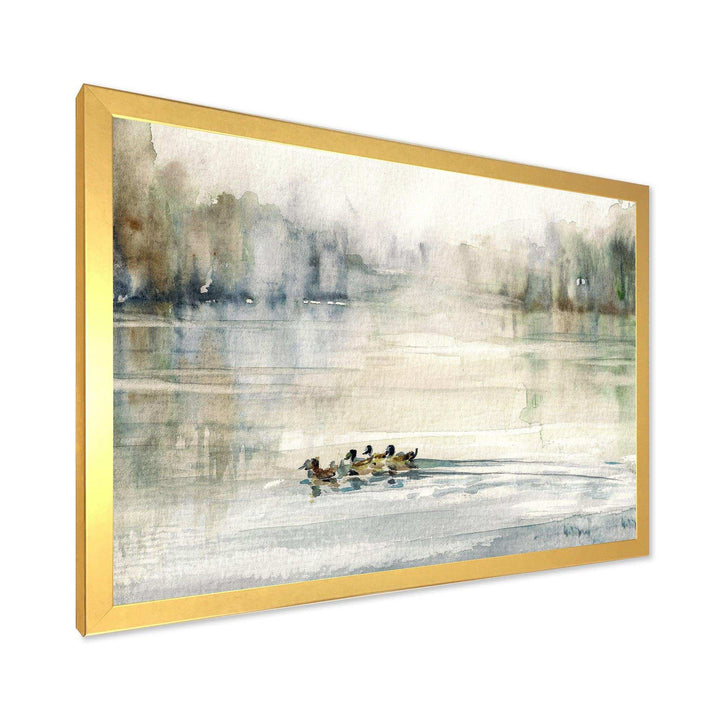 Ducks in Pond