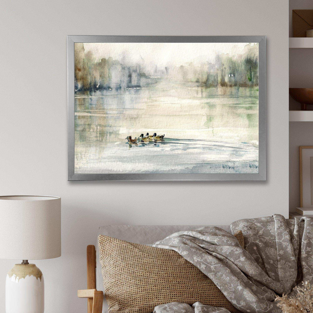 Ducks in Pond