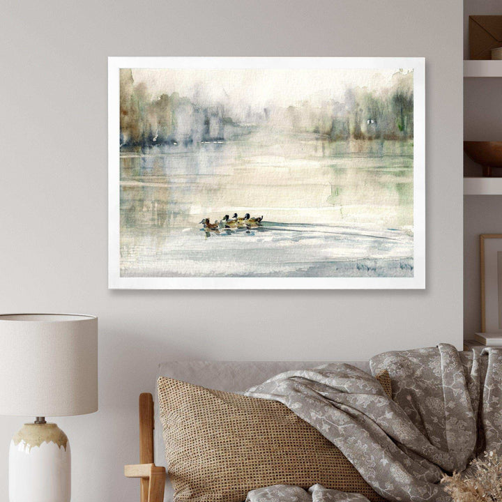 Ducks in Pond