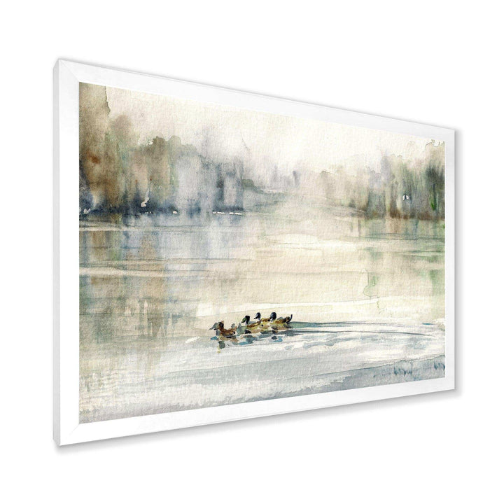 Ducks in Pond