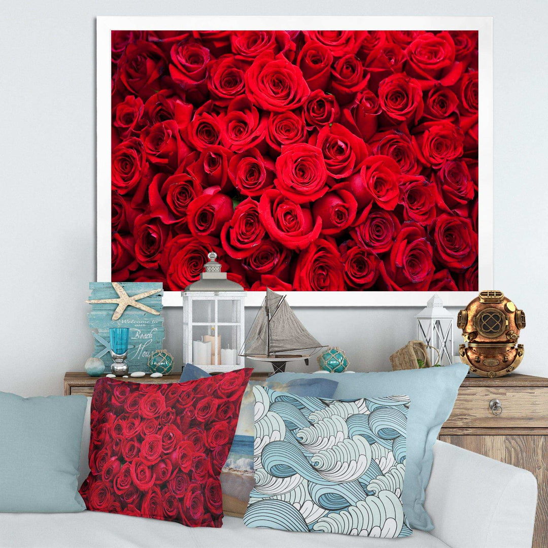 Winter Red Rose