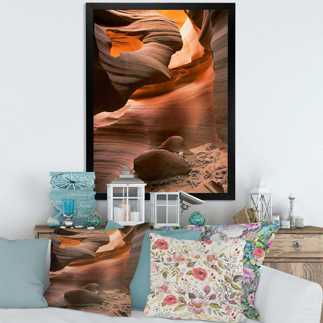 Lower Antelope Slot Canyon in Reflected Sunlight