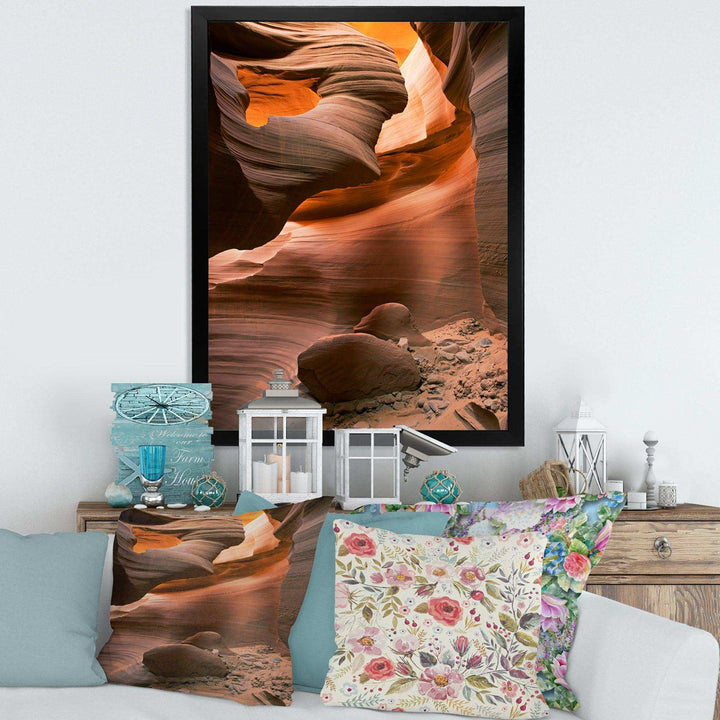 Lower Antelope Slot Canyon in Reflected Sunlight