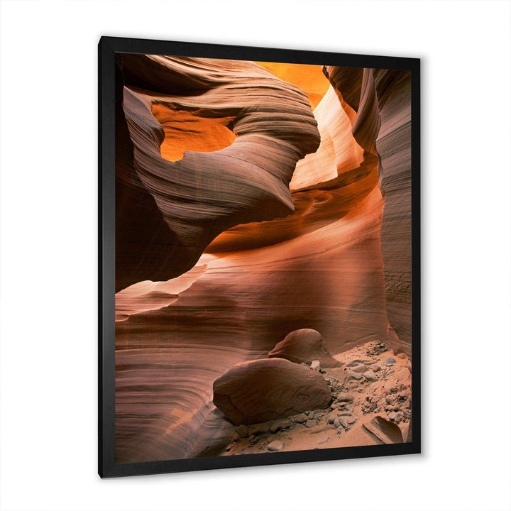 Lower Antelope Slot Canyon in Reflected Sunlight