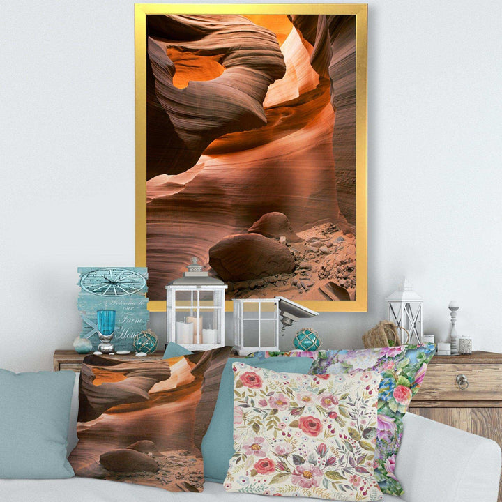 Lower Antelope Slot Canyon in Reflected Sunlight