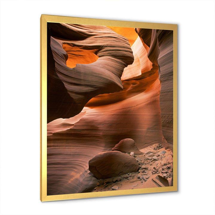 Lower Antelope Slot Canyon in Reflected Sunlight