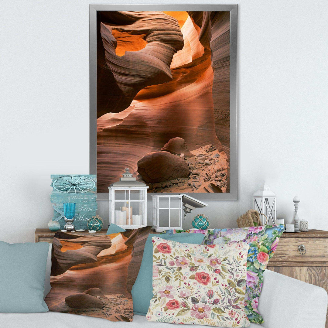Lower Antelope Slot Canyon in Reflected Sunlight