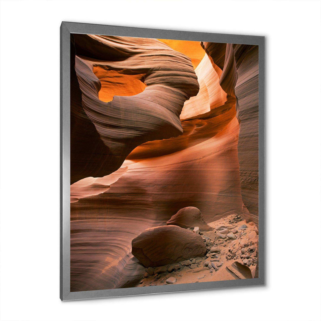 Lower Antelope Slot Canyon in Reflected Sunlight