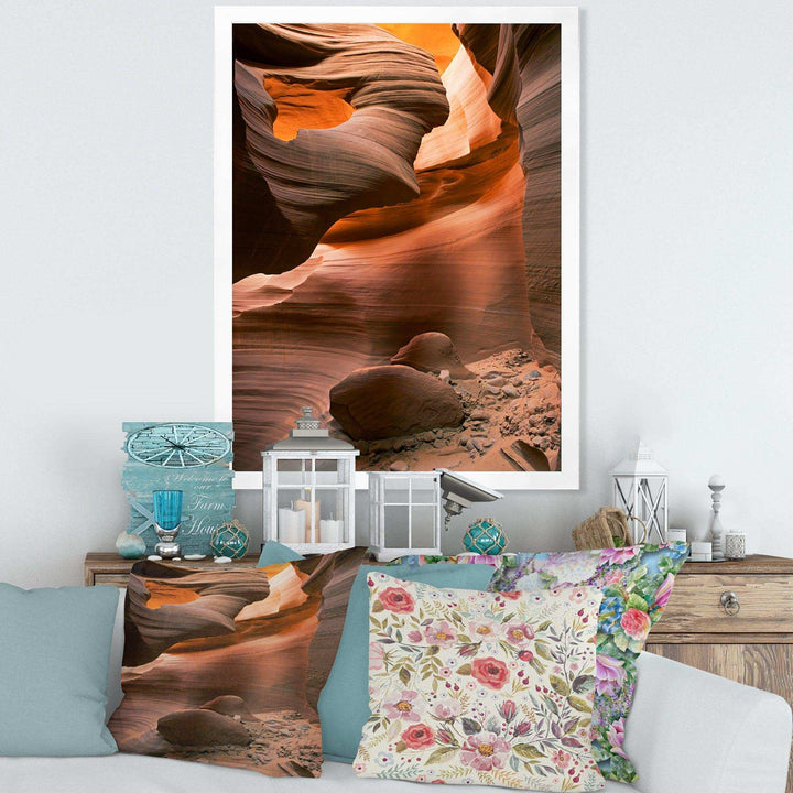 Lower Antelope Slot Canyon in Reflected Sunlight