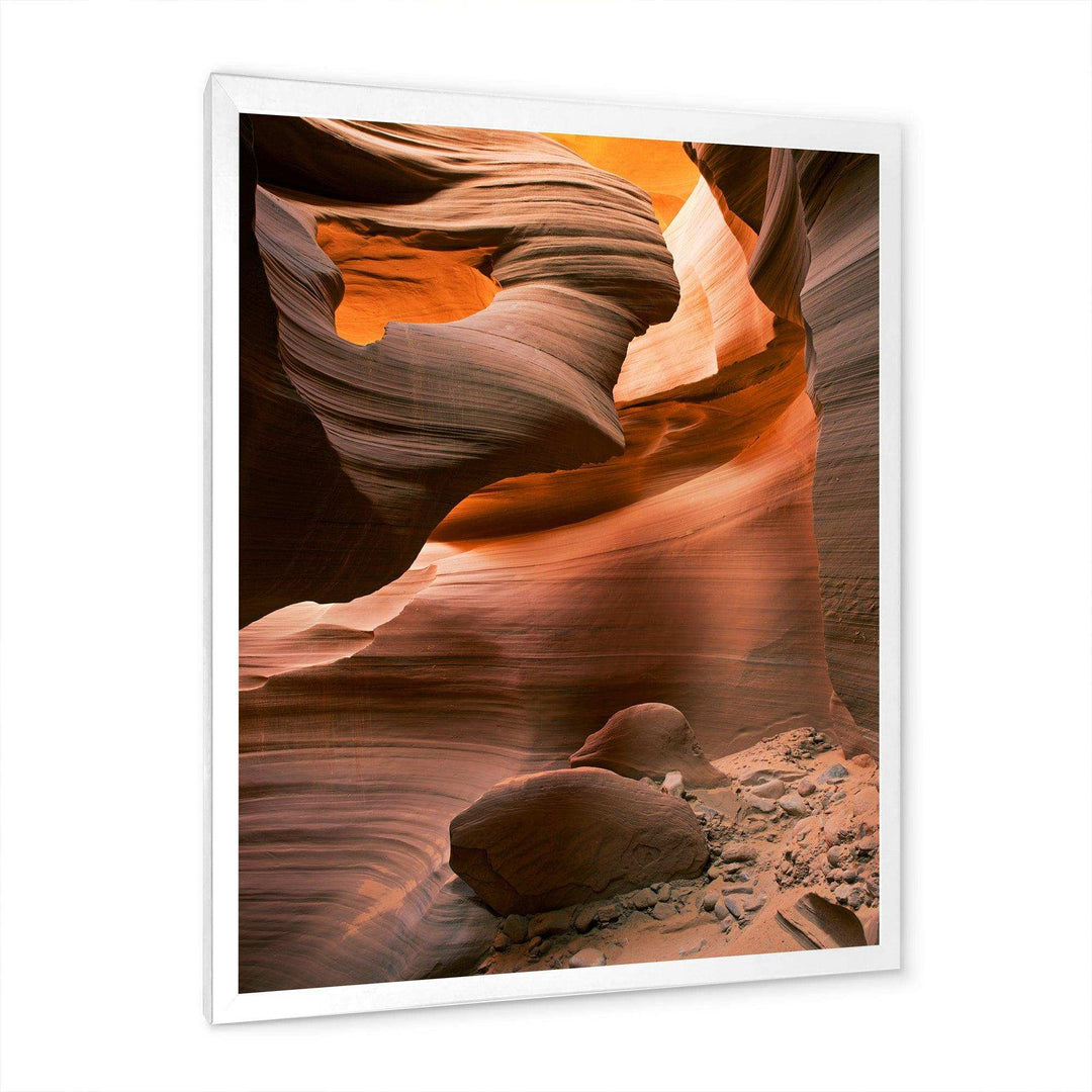 Lower Antelope Slot Canyon in Reflected Sunlight