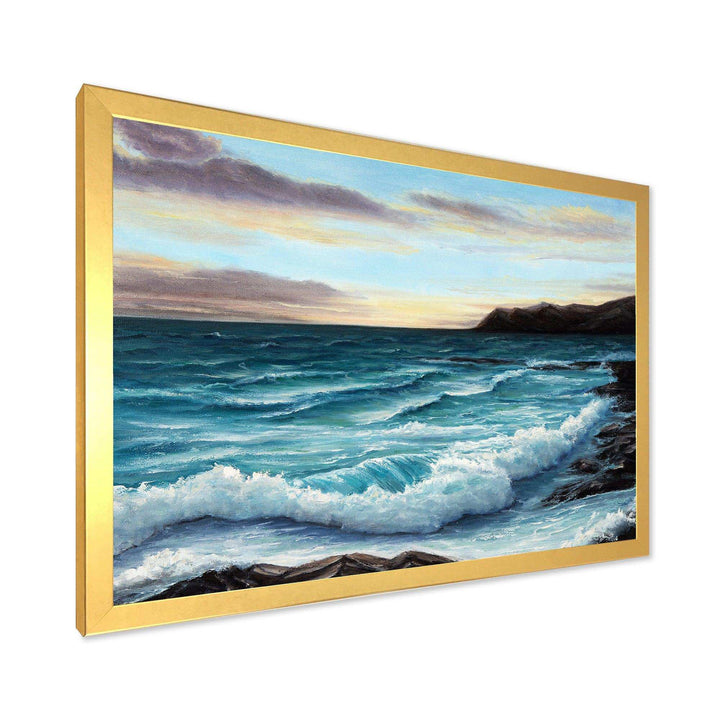 Ocean Waves at Seashore