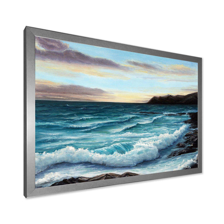 Ocean Waves at Seashore