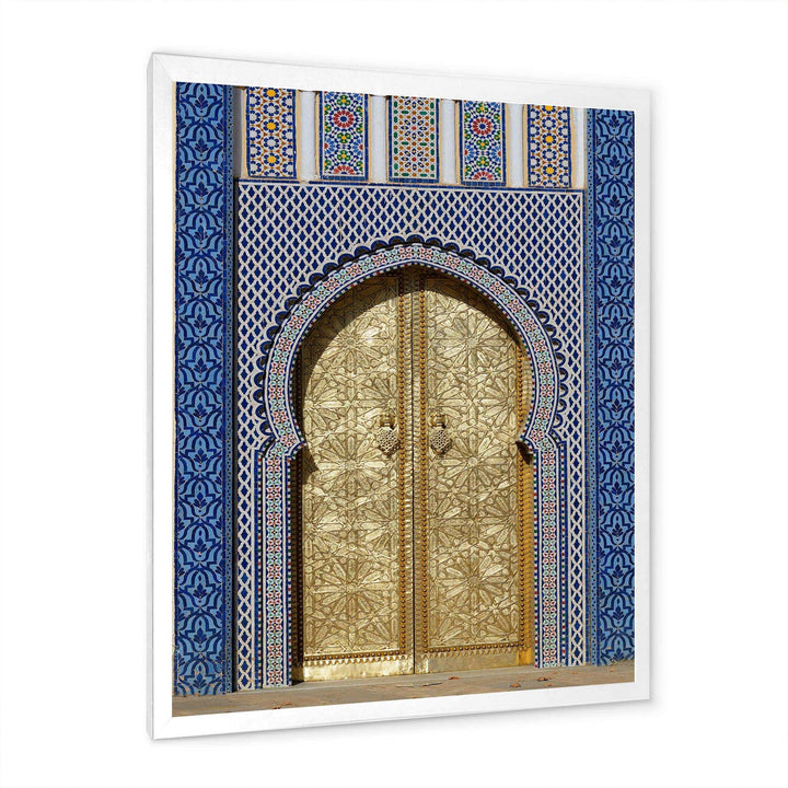 Morroco Palace Golden Doors - Traditional Wall Art Prints