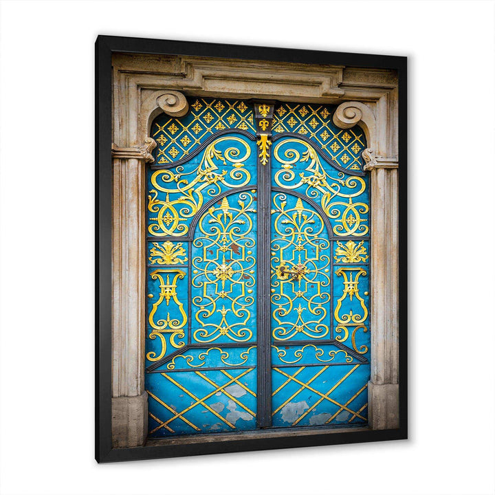 Old-European Door Vintage - Traditional Living Room Wall Decor