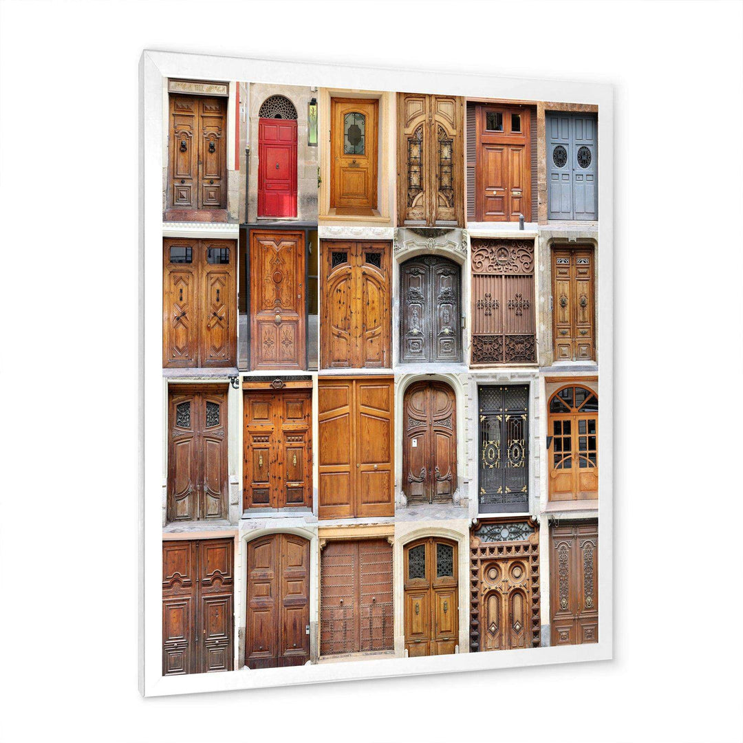 Art Nouveau Doors - Vintage Living Room Wall Decor